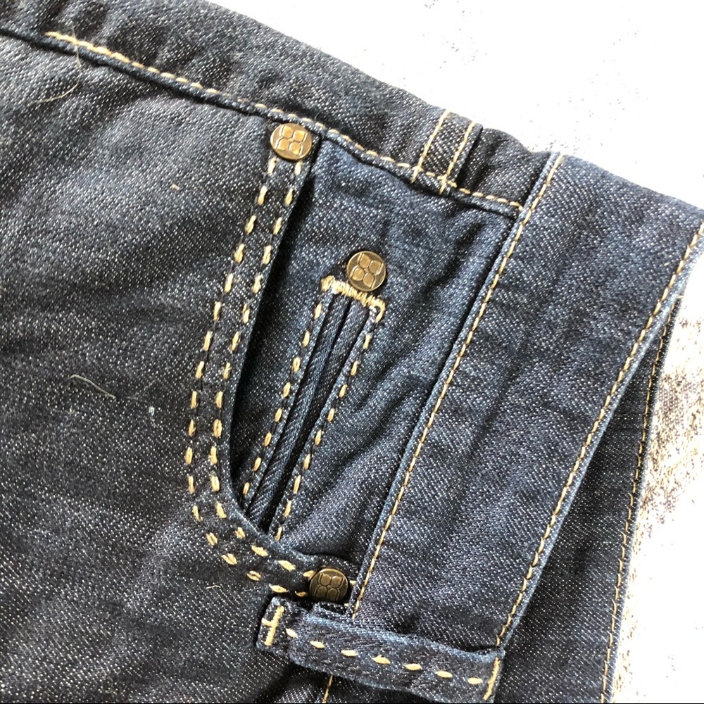 BCBGMaxAzria Rolled Jean Shorts for Women - Picture 7 of 10